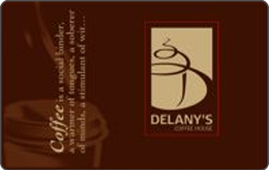 Delany's Coffee House Gift Card