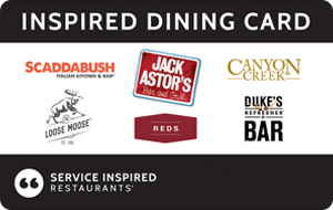 Service Inspired Restaurants Gift Card
