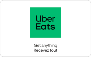 Uber Eats Gift Card